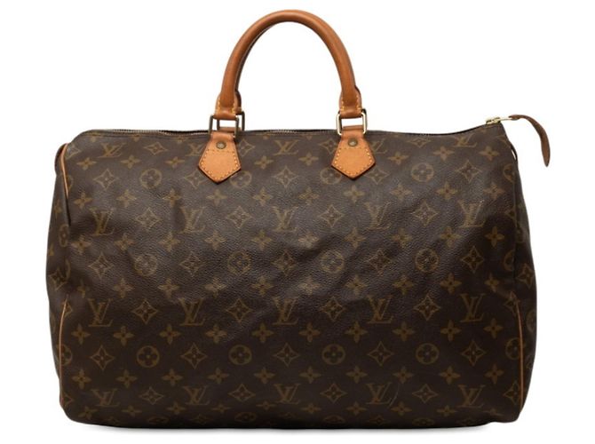 Louis Vuitton Monogram Speedy 40 Handtasche Braun