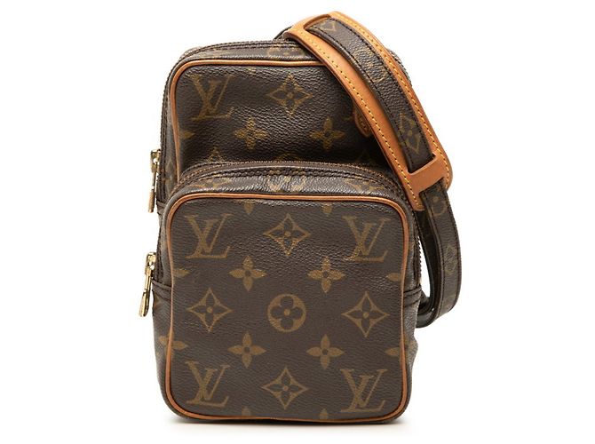 Bolso bandolera Louis Vuitton Monogram Mini Amazon Castaño