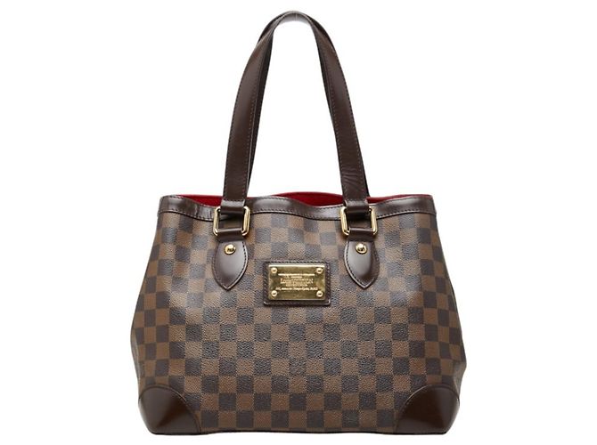 Sac cabas Louis Vuitton Damier Hampstead PM Marron Damier ebène