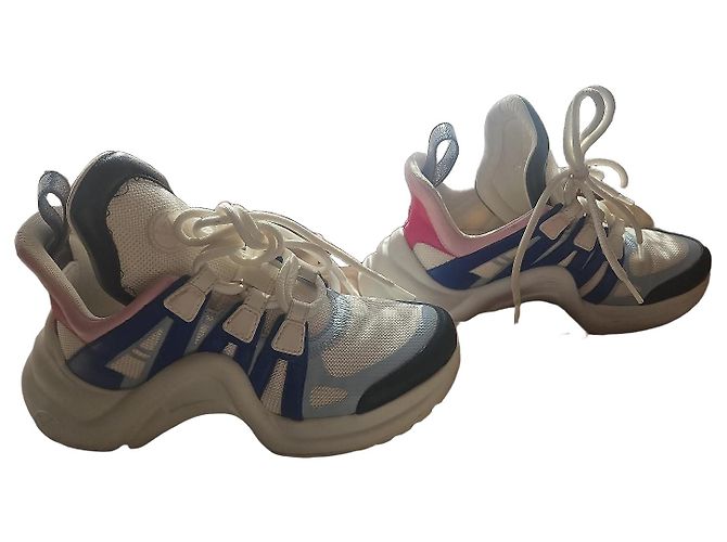 Louis Vuitton Archlight Sneaker Pink Weiß Blau Beige