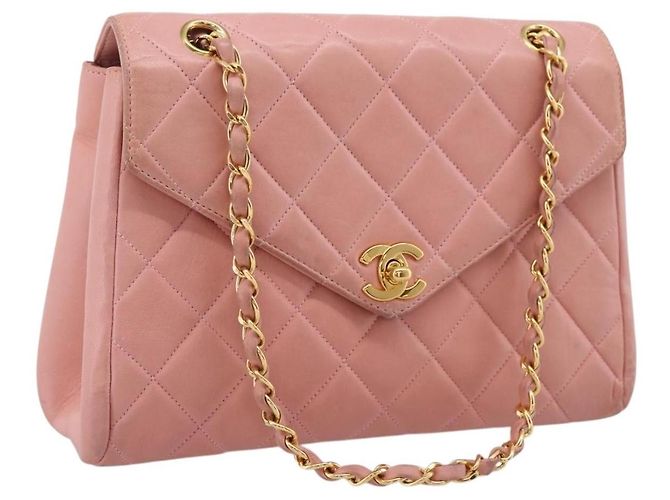 Chanel Vintage Envelope Flap Matelassé Lambskin