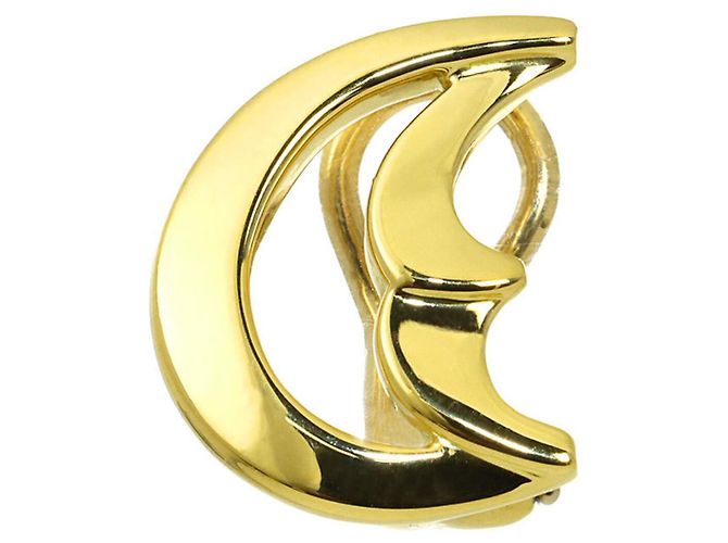 Autre Marque Pendiente clip Crescent Moon de Tiffany & Co. en oro amarillo de 18K