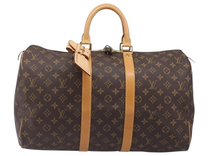 Louis Vuitton Keepall Monogram Canvas 45 Marron