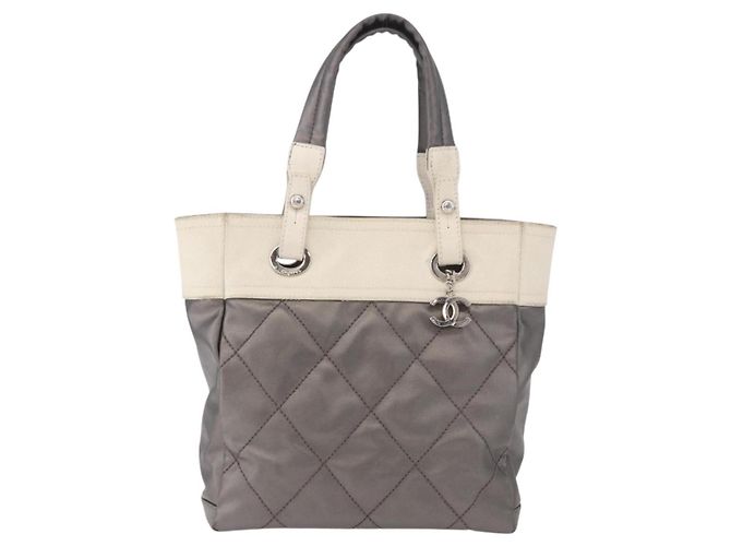 Chanel Biarritz Quilted Canvas Small Marron