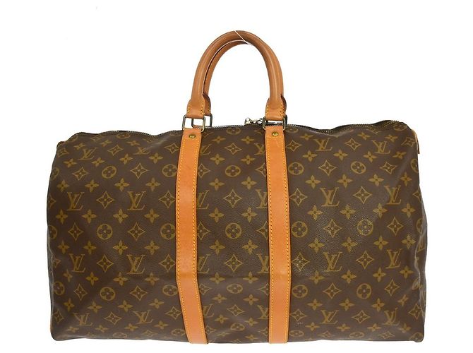 Louis Vuitton Keepall Monogram Canvas 50 Marron