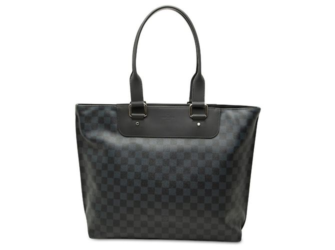 Borsa Cabas Voyage Louis Vuitton Damier Cobalt Nero