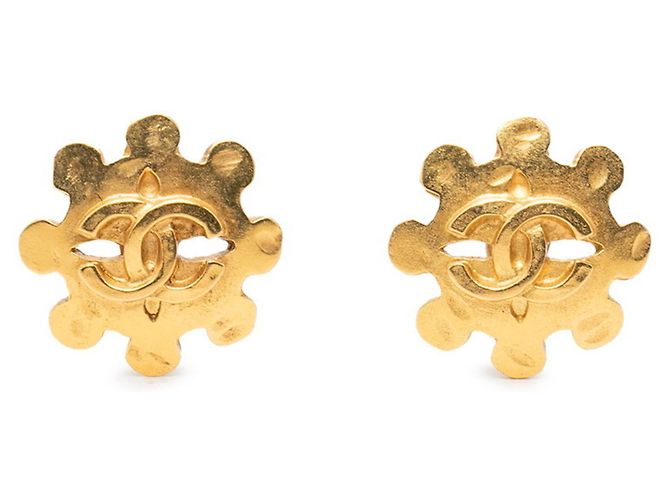 Timeless Orecchini vintage Chanel Coco Mark D'oro