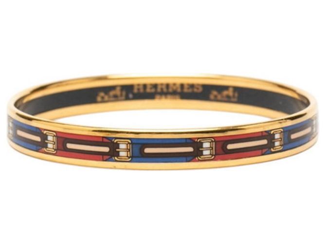 Hermès Bracciale Hermes Enamel PM Cloisonné D'oro