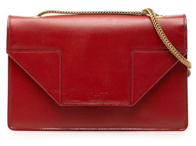 Autre Marque Borsa a tracolla Saint Laurent Betty Chain Rosso