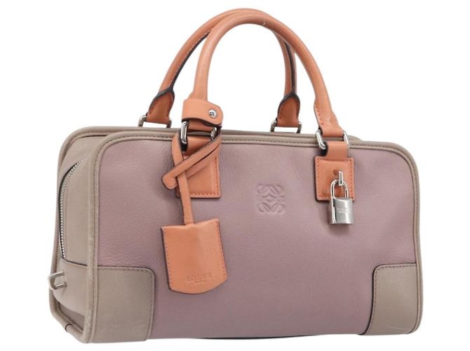 Loewe Amazona Leather 28 Rosa