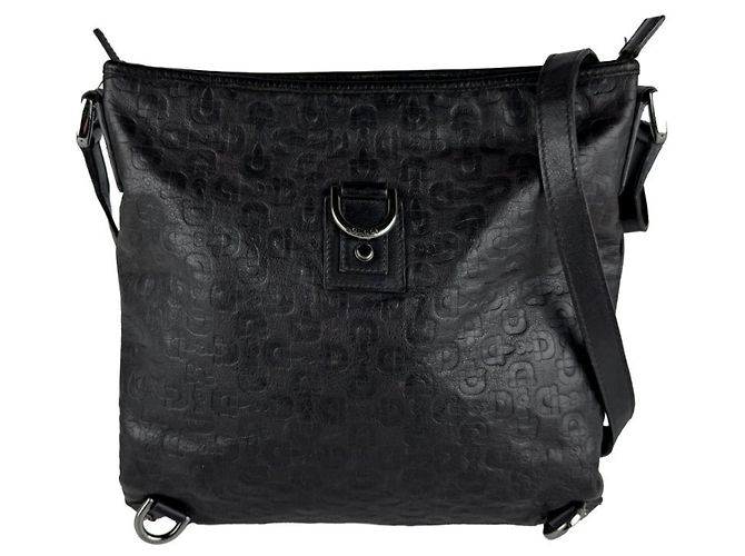 Borsa a tracolla Gucci in pelle nera Nero