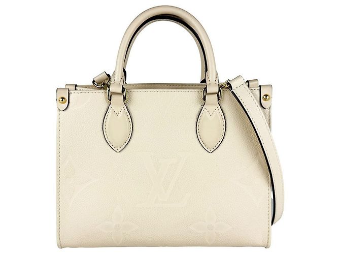 Bolsa de Ombro Louis Vuitton Monogram Empreinte Cru