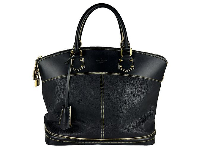 Bolsa Louis Vuitton Suhali Lockit MM Preto