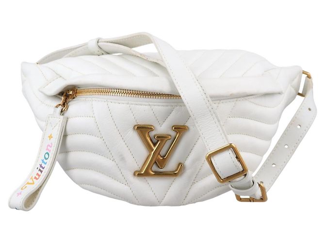 Louis Vuitton New Wave Bumbag Quilted Leather medium White