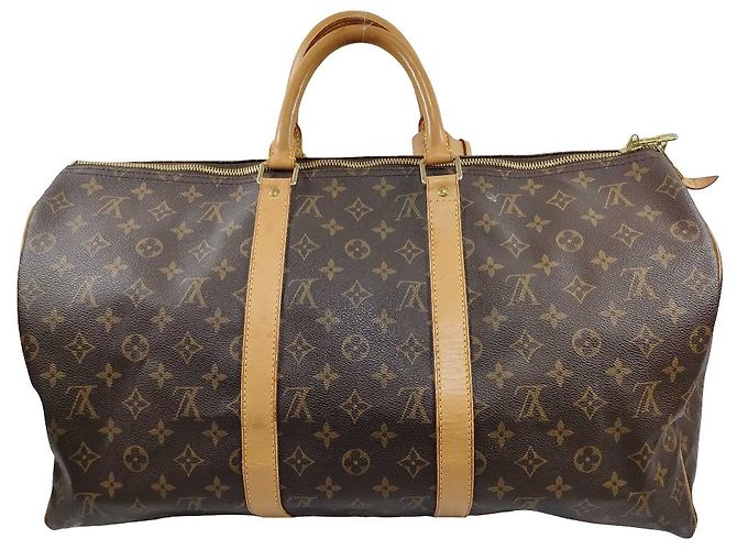 Louis Vuitton Keepall Monogram Canvas 50 Marron