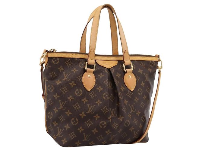 Louis Vuitton Palermo Monogram Canvas PM Marrom
