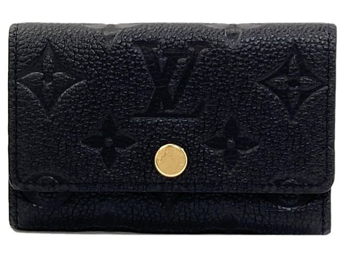 Louis Vuitton Empreinte Keycase in Noir Black