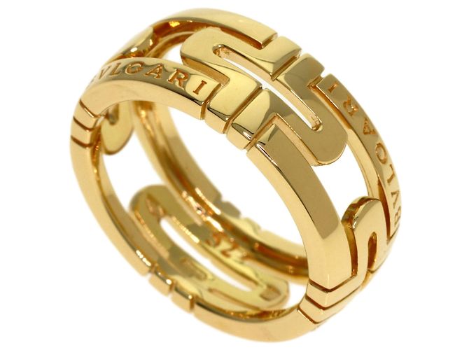 Bulgari Anillo Bvlgari Parentesi Openwork en Oro Amarillo de 18K