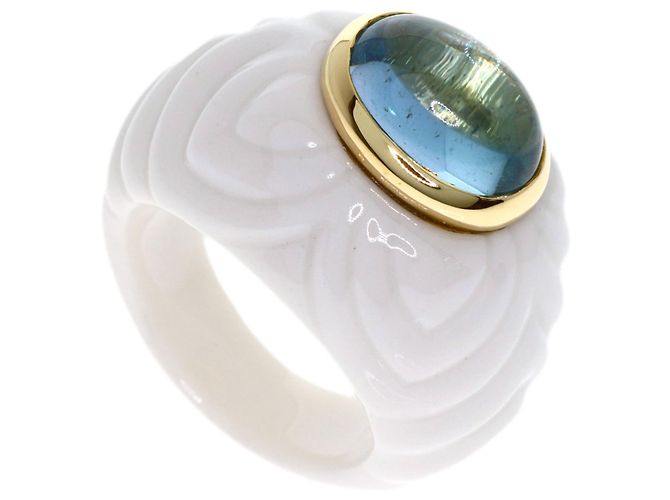 Bulgari Anillo Bvlgari Chandra de topacio azul