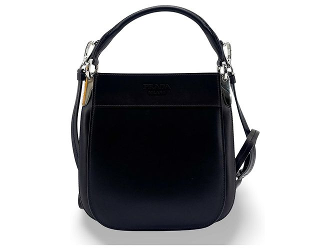 Prada Margit Calf Leather Small Nero