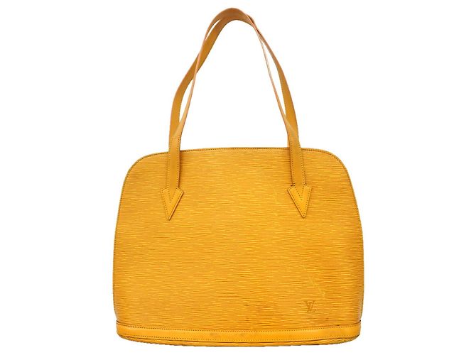 Borsa a tracolla Louis Vuitton Epi Lussac Giallo