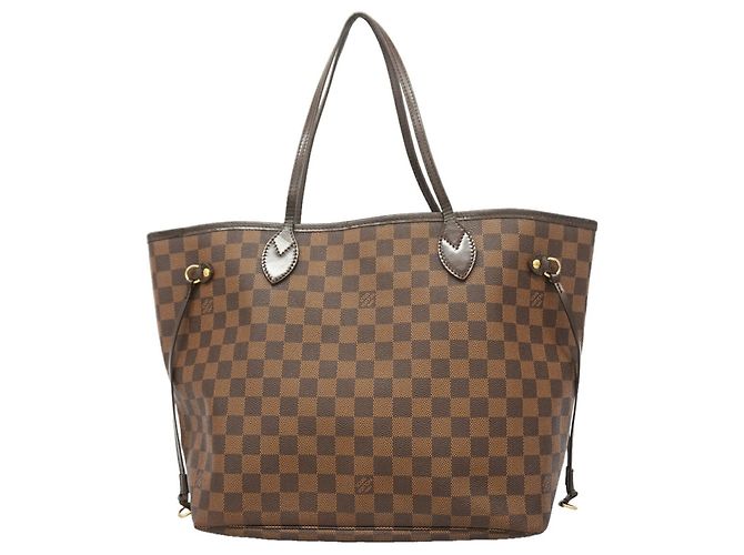 Sac Cabas Louis Vuitton Damier Neverfull MM N51105 Ebene Damier ebène
