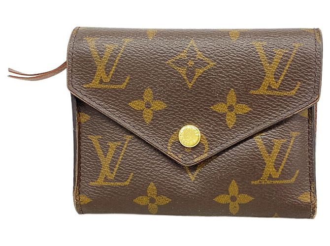 Portafoglio Louis Vuitton Tri-fold Marrone
