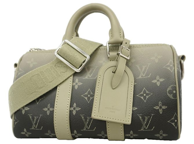 Bolso Louis Vuitton Monogram Gradient Keepall Bandoulière 25 Verde