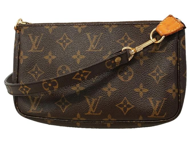 Louis Vuitton Monogram Pochette Accessoires Tasche Braun