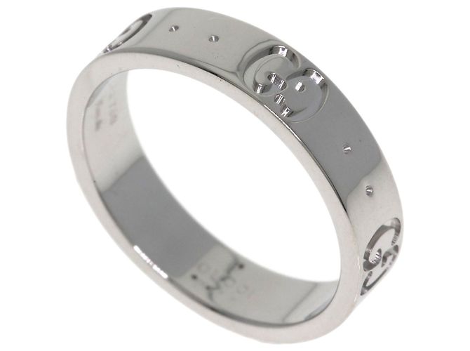 Anello Gucci Icon #9 in oro bianco 18K