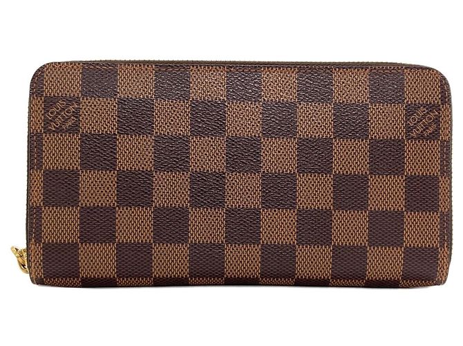 Louis Vuitton Zippy Wallet in Damier Canvas Damier ebene