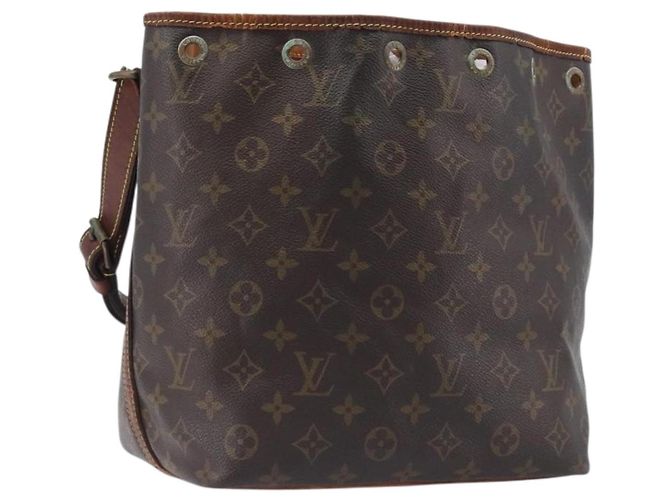 Sac à épaule LOUIS VUITTON Monogram Petit Noe M42226 LV Auth 200453