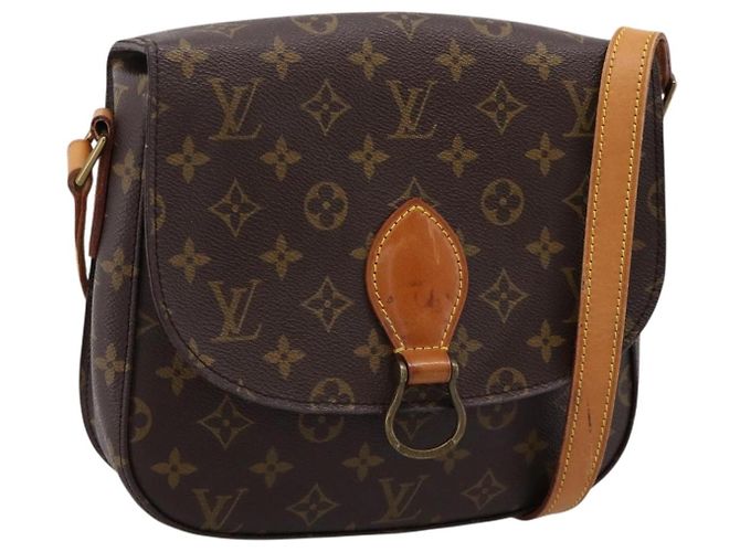 Borsa a tracolla LOUIS VUITTON Monogram Saint Cloud GM M51242 LV Auth ep16031 Monogramma