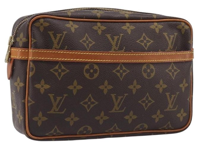 LOUIS VUITTON Monogram Compiegne 23 Clutch Bag M51847 LV Auth ep16015 Monogramma