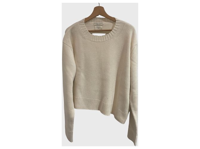 Bottega Veneta Pullover écru T.40 Beige