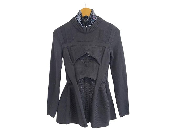 Autre Marque Pull Christian Dior bleu marine T.34