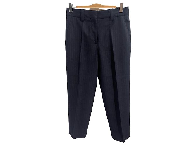 Calças Acne Studios azul marinho T.38