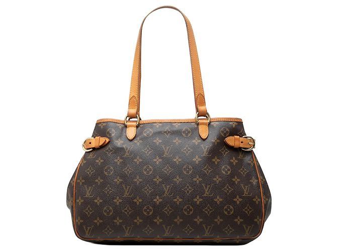 Sac cabas horizontal Louis Vuitton Monogram Batignolles marron