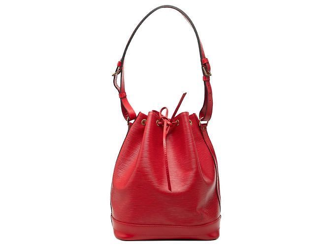 Borsa a secchiello Louis Vuitton Epi Noe GM rossa Rosso