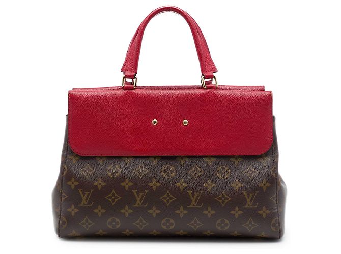 Bolsa Satchel Louis Vuitton Monogram Venus Castanha Marrom