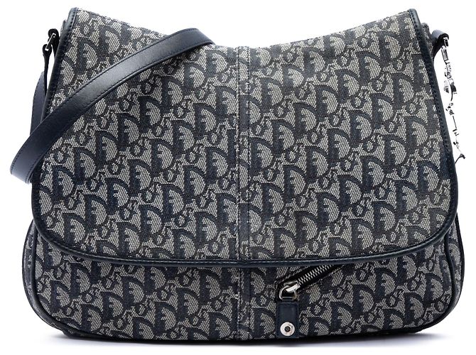Autre Marque Borsa a tracolla Diorissimo Trotter Canvas blu Dior