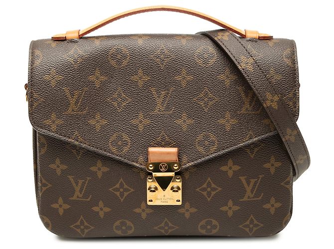 Borsa Louis Vuitton Monogram Pochette Metis Marrone