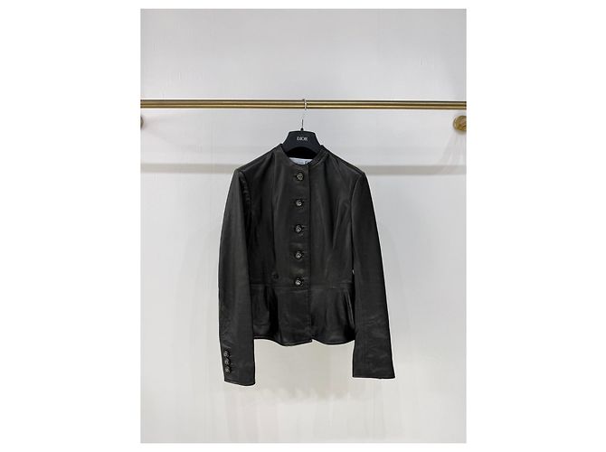 Autre Marque Dior Black Leather Jacket Multiple colors