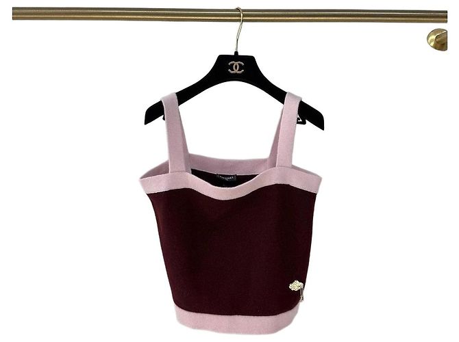 Chanel Cashmere Camisole Multicolor Multiple colors