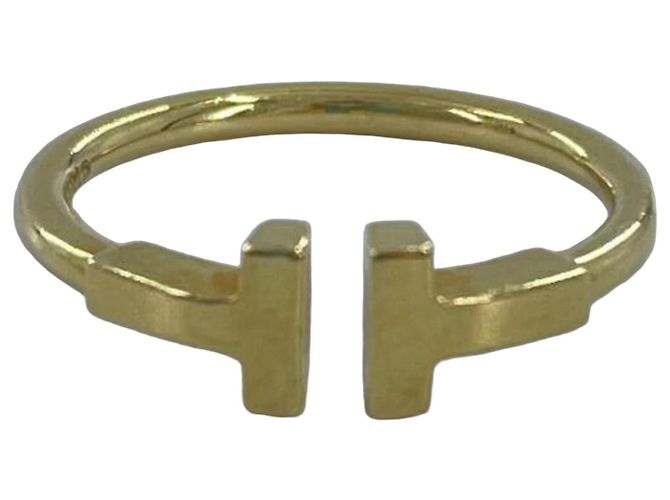 Autre Marque Tiffany & Co. T Wire Ring in 18K Gold Golden