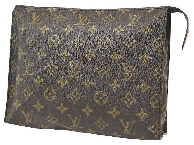 Neceser Louis Vuitton Monogram Canvas 26 Castaño