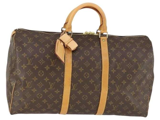 Louis Vuitton Keepall Monogram Canvas 50 Marron