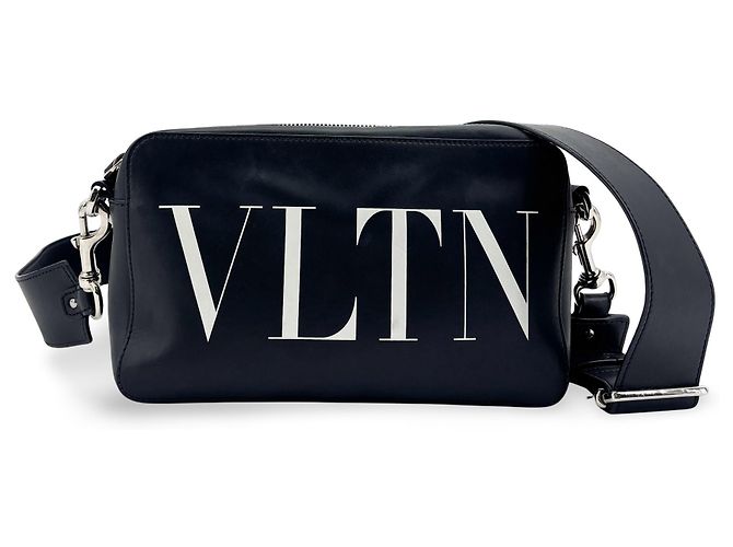 Valentino Garavani VLTN Camera Leather Small Nero