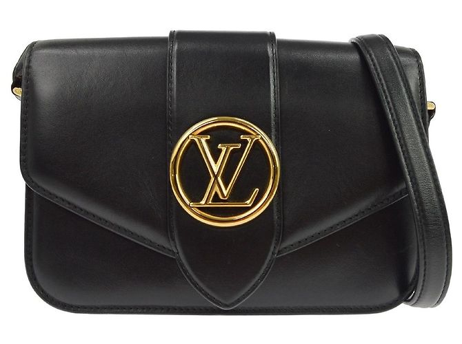 Louis Vuitton LV Pont 9 Soft Leather MM Noir