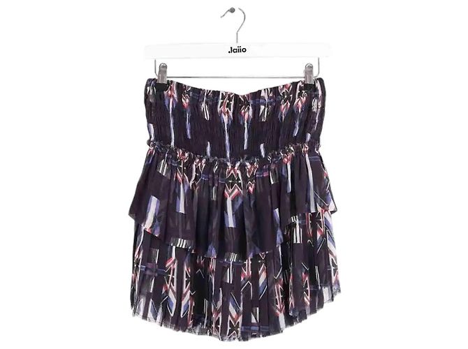 Minifalda de seda negra Isabel Marant Negro